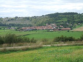 Gezicht op Pagny-la-Blanche-Côte