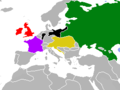 Pentarchie Europas um 1840