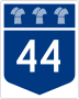 Highway 44 marker