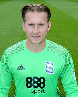 Kuszczak a Birmingham City színeiben 2016-ban