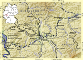 Spoorlijn Wetzlar - Koblenz op de kaart