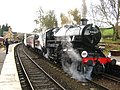 Ivatt 4 43106 at Arley station.