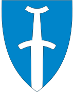 Coat of arms of Balestrand Municipality (1989-2019)