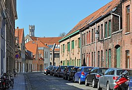 De Boudewijn Ravestraat, gezien naar de Oude Gentweg toe