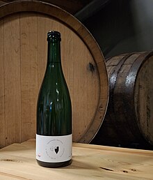 A bottle of Djúpalón wild ale 2023