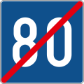 C34 End of recommended speed