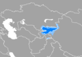 Kyrgyz Language distribution