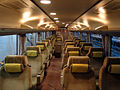 Interior of a Green (first class) car of a 283 series EMU