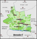 Karte der Gemeinde Bensdorf