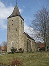 Kirche (Bauwerk). (Baudenkmalgruppe: Ev. Pfarrkirche Hinter der Kirche)