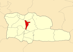 Location of Mieres del Camín