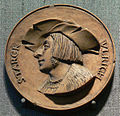 Ulrich Starck, Augsburg um 1519, Medaillenmodell aus Birnbaumholz, Bayerisches Nationalmuseum, München