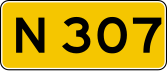 Provincial highway 307 shield}}