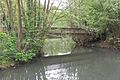 Brücke über das Rückhaltebecken