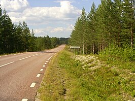 Rijksweg 26 ten noorden van Vansbro