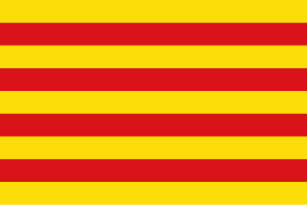 Bandera de Catalunya Bandera de Cataluña