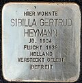 Stolperstein für Sibilla Gertrud Heymann (Kinkelstraße 9)