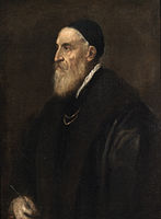 Titiaan, Zelfportret, 1566, Madrid, Museo Nacional del Prado