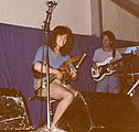 Troy Donockley playing Uilleann pipes with You Slosh in 1991