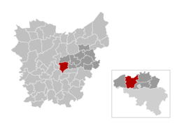 Wetteren városa Dendermonde körzetben, Kelet-Flandria tartományban