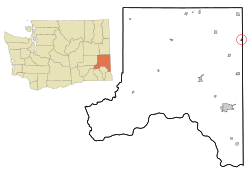 Location of Farmington, Washington