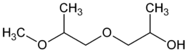 Structuurformule van 1-(2-methoxypropoxy)propaan-2-ol