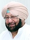 Photographic portrait of Amarinder Singh