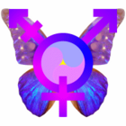 A transgender butterfly symbol.