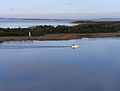 Blick über Bock und Gellen nach Hiddensee