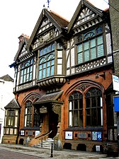 Tudor Revival architecture - The Beaney House of Art and Knowledge, Canterbury, England, by A.H. Campbell, 1899