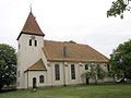 Die St.-Jacobi-Kirche in Bramstedt, Gesamtansicht von Norden