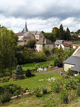 Gezicht op Cussy-en-Morvan