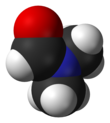 Spacefill model of deuterated DMF