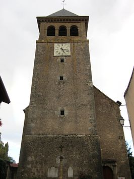 De kerk van Bayonville-sur-Mad