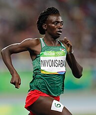 Gewinnerin der Silbermedaille: Francine Niyonsaba