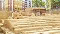 Stands of the Roman Theater Museum in Zaragoza