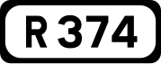 R374 road shield}}