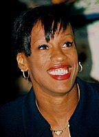 Weltmeisterin Jackie Joyner-Kersee, vorher bereits zweifache Siebenkampf-Olympiasiegerin (1988/1992), Olympiazweite von 1984 und Weltmeisterin von 1987, außerdem Titel- und Medaillengewinnerin im Weitsprung