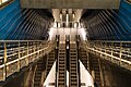 Escalators leading down to M4 platform