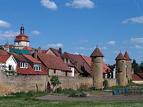 Mauerpartie im Süden der Mainbernheimer Altstadt