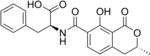 Formula di struttura dell'ocratossina B