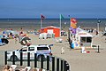 Strand im Saisonbetrieb, Oostduinkerke