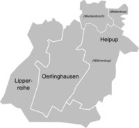 Ortsteile von Oerlinghausen