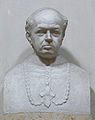 Passau Dom: Grabdenkmal mit Büste des deutschen, katholischen Bischofs von Passau (von 1906 bis 1936), Freiherr Sigismund Felix von Ow-Felldorf