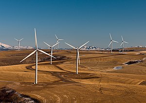 Power County wind farm, Idaho, USA