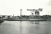 RFA Green Rover, at Devonport Dockyard, Plymouth Navy Day, August 1977