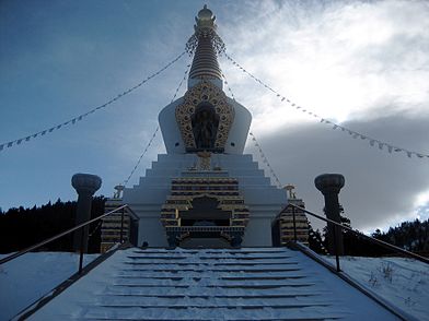 Stupa e Madhe e Dharmakayas në qendrën malore të Shambhalas, Colorado, Sh.B.A.