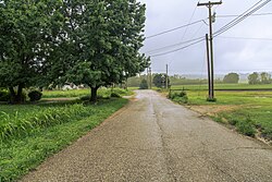 A country road in Sparksville, as seen in 2016