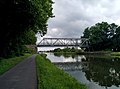 Spoorbrug Rotem, een van de twee genoemde bruggen; thans een fietsbrug