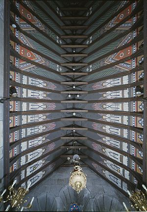 Chancel Ceiling of Saint James-the-Less Episcopal Church.